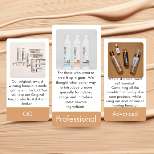 St Moriz Original l Instant 1 Hour Fast Tan Lotion | Develops in 1-3 Hours | Express Vegan Fake Tan Body Lotion | Light to Dark | Dermatologicall