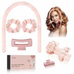 TRINIDa Heatless Curlers Headband,Upgraded Heatless Curls For Women, No Heat Soft And Comfortable Sleep Silk Hair Curlers, No Heat Adjustable Wav