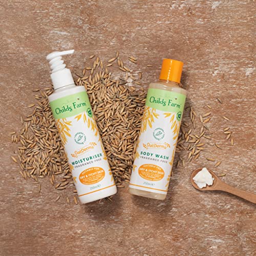 Childs Farm | Family OatDerma Moisturiser 250ml| Fragrance-Free | Soothing Oats for Dry & Itchy Skin