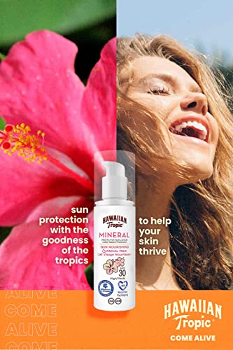 HAWAIIAN TROPIC - Mineral Facial Milk SPF 30 | 50 ml | Sunscreen for Face