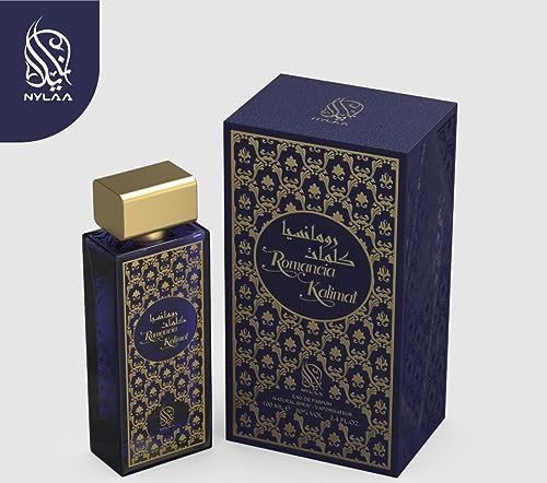 Romancia Kalimat Perfume for Women & Men 100ml Arabic Perfume Lavender Spray - Aroma of Fruits, Musk & Cedar Wood Unisex Fragrance