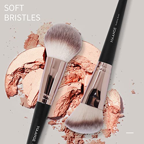 Makeup Brushes MAANGE 18 Pcs Professional Makeup Brush Set Premium Synthetic Face Kabuki Make Up Brushes Foundation Brush Blush Powder Eye Shadow