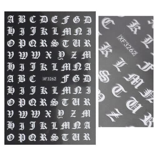 Nail Jewels 3D Nail Art Stickers Decals (Green Aztec)