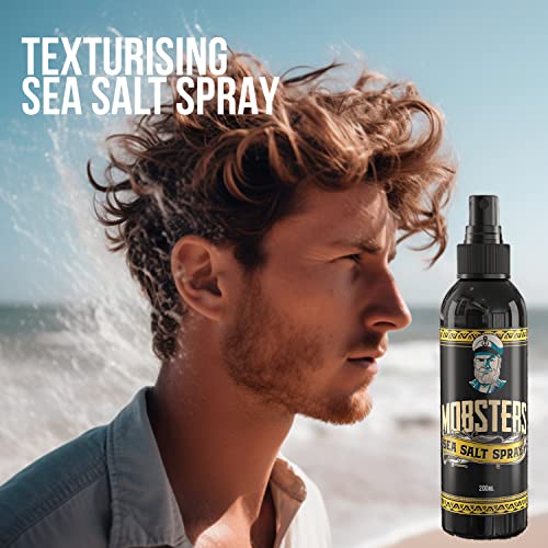 Mobsters Emporium Sea Salt Spray, Texturising Spray for Men, Adds Volume and a Natural Finish, Flexible Hold, Salt Spray for Hair Men and for Wom