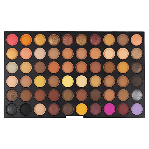 LaRoc Fusions 120 Eyeshadow Palette Makeup Set - MUA Eye Shadows Palette - Pigmented Shimmer Matte, Glitter and Metallic - Blendable Matte Nude S