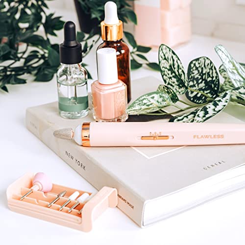 Finishing Touch Flawless Salon Nails - Professional Manicure Set for an at-Home Salon Experience - Files, Buffs, Shines, and Polishes for Instant