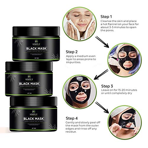 Peel Off Face Masks - Blackhead Remover Mask - Charcoal Face Mask - Face Masks Beauty Peel Off - Blackhead Mask - Acne Treatment For Men or Women