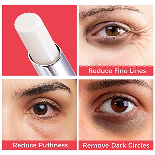 Retinol Eye Stick,Retinol Eye Cream for Dark Circles,Reducing Fine Lines,Eye Balm Stick,Under Eye Cream Anti Aging, Eye Brightener Stick, Smoothe