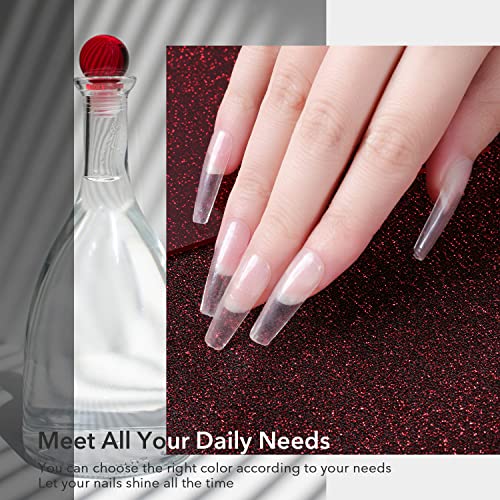 Aokitec 28g Dip Powder Clear Fashion Color Nail Dipping Powder French Powder Pro Collection System Nail Art Starter Manicure Salon DIY at Home Od