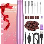 Nail Drill Machine, Electric Nail Files for Acrylic and Gel Nails, 20000RPM Electric Nail Drill for Natural Nails, Professional Nail Drill for Pe