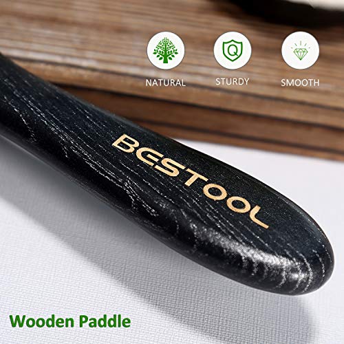 BESTOOL Hair Brush, Paddle Detangler Brush with Metal Bristles for Women/Men/Kids Detangling & Massaging, Anti Static, Best for All Hair Types We