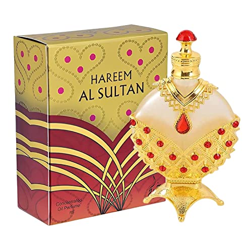 Sultan Gold - Concentrated Perfume Oil, Long Lasting Arabian Perfumes for Women, Hareem Al Sultan Perfume Oil, Sultan Perfume Gold, Essential Oil