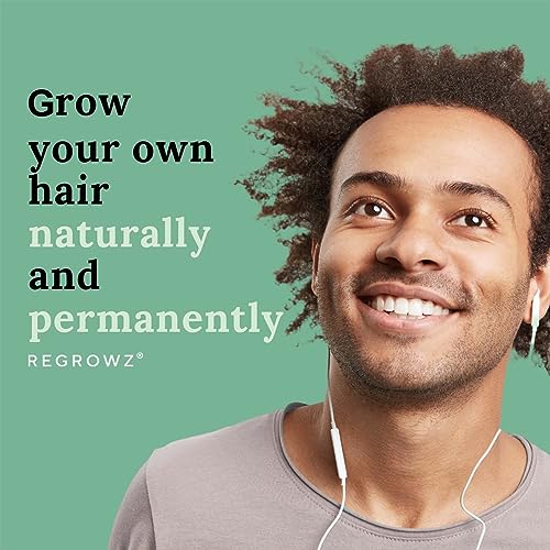 Regrowz Organic Hair Thickening Shampoo with Biotin, Saw Palmetto & Rosemary Oil - Natural Anti Hair Loss Treatment for Fuller & Thicker Hair - S