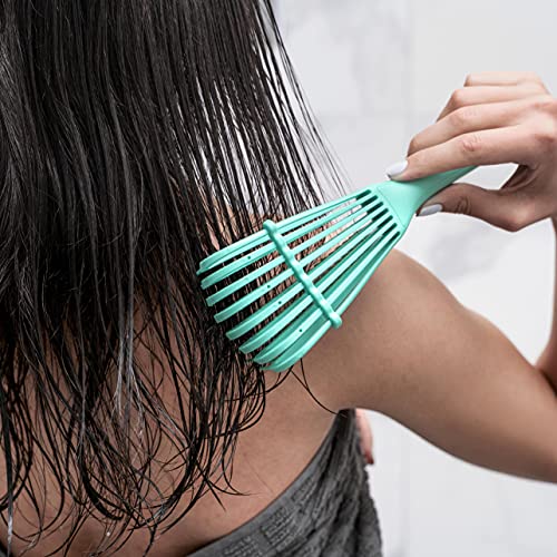 ST PROFESSIONAL Detangling Brush for Black Natural Hair, Kinky Frizzy Wavy Curly Coily Thick Afro –textured 3a to 4c Hair, Vented for Blow Drying