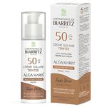 Laboratoires de Biarritz Alga Maris High Protectin Tinted Sunscreen Face SPF50 Organic 50ml - Golden