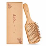 Hair Brush, Bamboo Hairbrush For Long,Thick,Curly,Wavy,Dry or Damaged Hair, Reducing Hair Breakage and Frizzy, No More Tangle, with Exquisite Clo