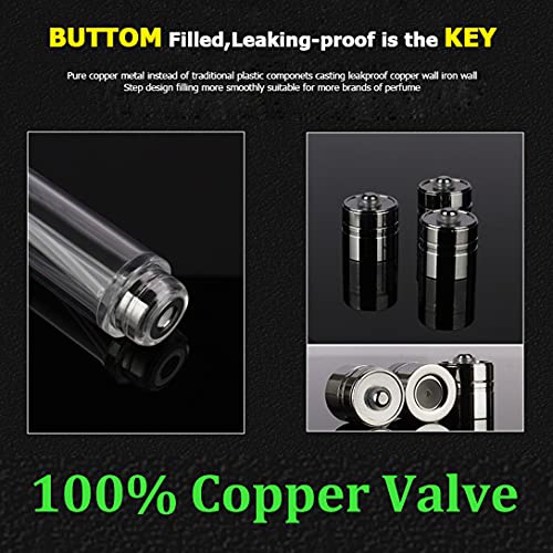 Perfume Atomiser Spray Bottle, Travelofo Mini Perfume Bottles, Travel Perfume Bottle Refillable Spray, 5ml Leak Proof Perfume Dispenser Atomisers