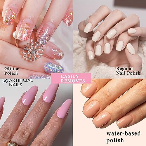 Gel Polish Remover Acetone 100ml, Nail Polish Remover Cleaner for Manicures and Pedicures for Fast Action Removal of Nail Polish, Gels, Acrylics,