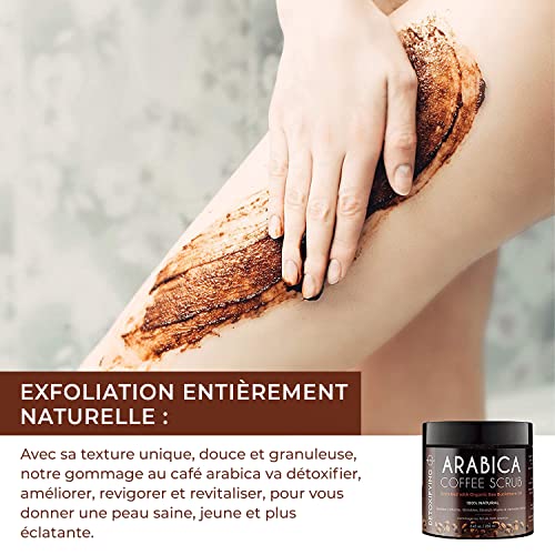 O Naturals Arabica Coffee Exfoliating Body Scrub Exfoliator - Anti Cellulite Dead Sea Salt Coffee Scrub For Face Body Legs & Foot Best Body Exfol