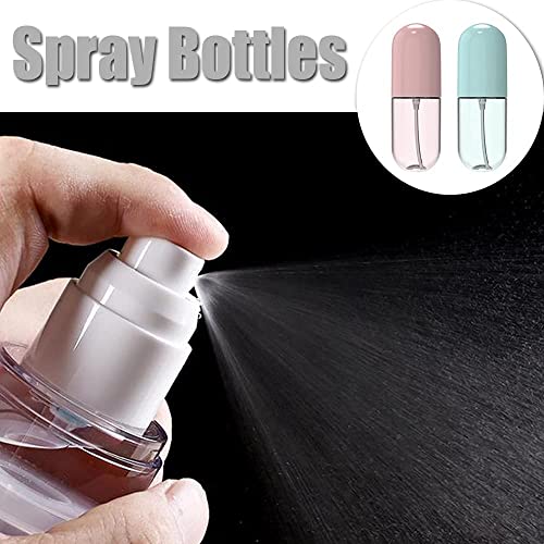 NA 3 Pcs 40ml Small Spray Bottle Mini Water Perfume Travel Atomiser Bottle Set Plastic Fine Mist Refillable Liquid Bottles for Make-up Cosmetic H