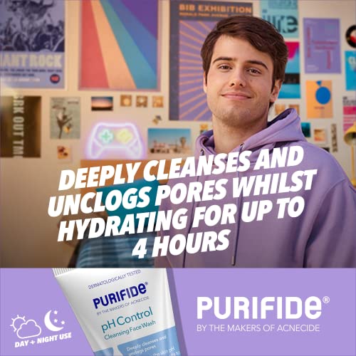 PURIFIDE by Acnecide pH Control Face Wash With Niacinamide, 150 ml, Ideal for Spot Treatment Routine