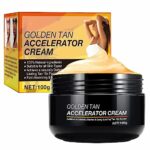 Tanning Accelerator Cream, 100g Long Lasting Sunbed Cream, Effective in Sun-Beds & Outdoor Sun Rapid Tanning Cream, Achieve a Natural Tan with Na