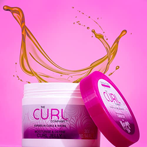The Curl Company Moisturise & Define Curl Jelly (300 ml) - Experts in Curls & Waves, Cruelty Free, Vegan Friendly, Natural Extracts, Colour Kind