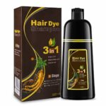 Dark Brown Hair Color Shampoo Instant Hair Dye Shampoo Hair Coloring in Minutes Natural and Long lasting colour Hair Dye Shampoo for Men and Wome
