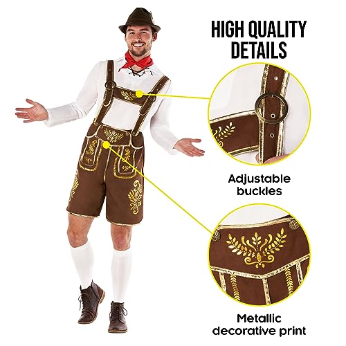 Morph Lederhosen Men Oktoberfest Outfit Mens Bavarian Costume Men October Festival Costume Mens German Fancy Dress Men