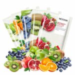 Hydrating moisturising face sheet masks. Assorted pack of 5 Vegan friendly superfood gel face masks