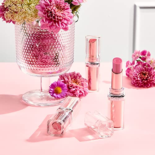L'Oreal Paris Lipstick, Balm-In-Lipstick, Lip & Cheek Tint, Hydrating & Smooth, Natural-Looking Shiny Finish, Glow Paradise, 112 Pastel Exaltatio