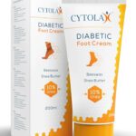 Cytolax Diabetic Foot Cream 200ml | with 10% Urea, Shea Butter, Beeswax | Softens & Moisturises Rough, Hard, Cracked, Callused Feet | Foot Care C