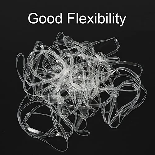 ILamourCar Elastic Hair Bands, 500pcs Clear Hair Elastic Bands, Hair Elastics with 10 Hairpin, Small Hair Bands for Kids Hair, Braids Hair, Weddi
