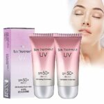 Sun Treatment Uv Spf 50 Korean, Sun Screen Protector for Face and Body, Sunscreen Cream Uv Isolation Spf 50,Sunscreen Cream, Sunscreen Isolation