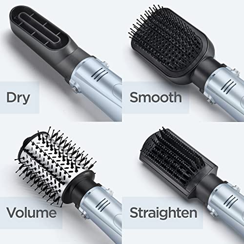 BaByliss Hydro-Fusion 4-in-1 Hair Dryer Brush, 1000W, Air styler, Dry, Smooth, Volume, Straighten in one step