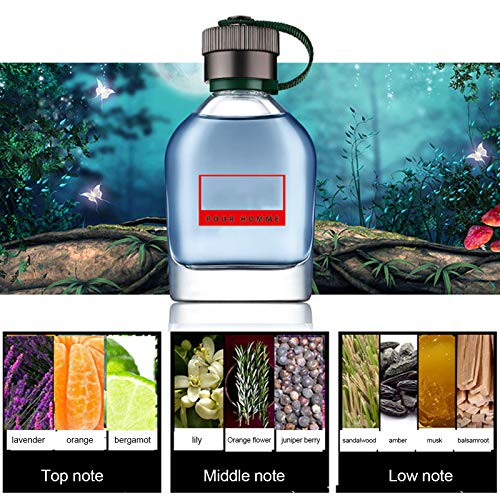 Male Perfume, 4pcs 25ml Men Perfume with Long Lasting Natural Fragrance, Male Spray Perfume Set Gift, Eau de Toilette Cologne Spray, Idea Gift fo