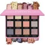 Rose Nude Pink Eyeshadow Palette - Shimmer Matte Eye Shadow Pallet With 12 Highly Pigmented Colours For Professional Everyday Make Up Looks - Tra
