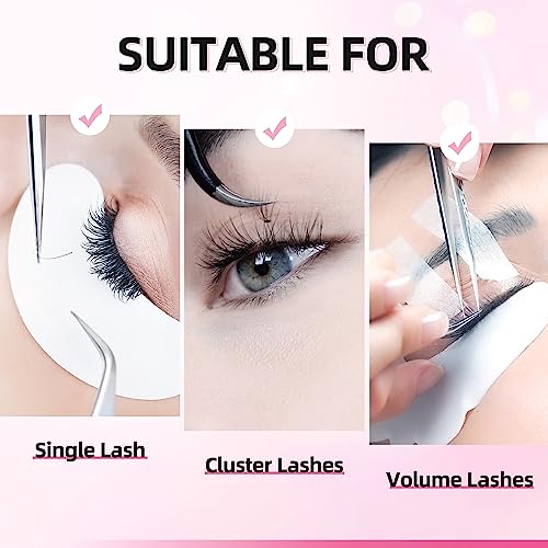 Sensitive Glue for DIY Lash Extension Self Application Hypoallergenic Cluster Lash Adhesive Black, 1s Fast Dry and Extra Strong Eyelash Adhesive,