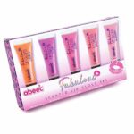 abeec Scented Lip Gloss Set – 5 x Lip Gloss Pack - Strawberry, Blueberry, Cherry, Orange And Grape – Kids Makeup Sets For Girls – Kids Lip Gloss
