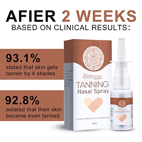 BronzeMist Tanning Nasal Spray, Sunless Spray, Deep Tan Dry Spray, Sunless Tanning Mist, Natural Looking Tan, Summer Color Sunless Self Tanning M