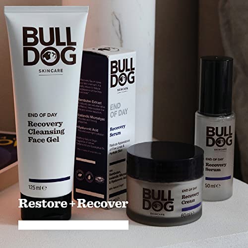 Bulldog Skincare - End Of Day Recovery Serum for Men | Reducing Fine Lines and Wrinkle Gel | 50 ml