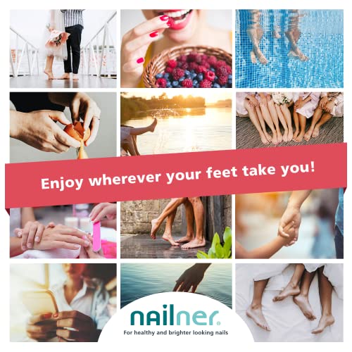 Nailner Breathable Nail Polish 8 ml - Gentle Nail Varnish Suitable for Use with All Nailner Fungal Nail Treatments - Conceals Dry Damaged Discolo