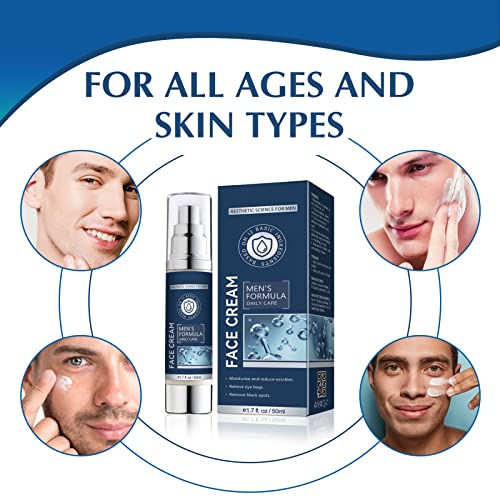Mens Face Cream, 6 in 1 Mens Face Moisturizer, Mens Anti Aging Face Cream, Anti-Wrinkle & Firming Face Moisturizer, Face Lotion for Men, Face Cre