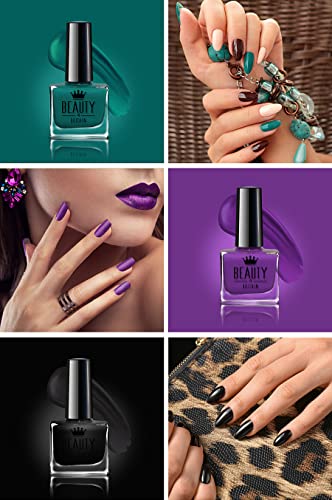 Beauty4Britain Nature Vibes Nail Polish Set 10 ml Individually Packed (12pcs/set)