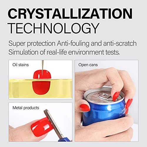 AILLSA Gel Top Coat and Base Coat Gel Nail Polish, 2x15 ML Base and Top Coat Gel polish UV/LED Soak Off for Nail Varnish, Long-Lasting Gel Base C