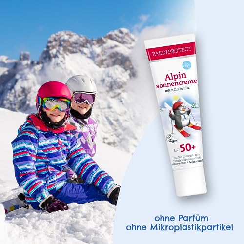 PAEDIPROTECT Alpine Sun Cream for Children and Adults, 30 ml SPF 50+, Sun Cream Face Ideal for Winter, Sun Protection with Jojoba Oil, Anti-Pigme