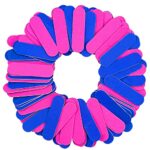 100PCS Nail File Set Disposable Mini Nail File 180/240 Professional Care Mini Nail Files Double Sided Emery Board Buffer Set Grit Double Sided Em