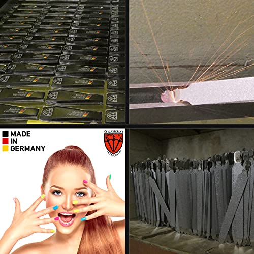 3 Swords Germany - SAPPHIRE METAL NAIL FILE 2 PIECES with 1 PIECE 3-way nail buffer – NAIL CARE FOR YOU MADE IN GERMANY