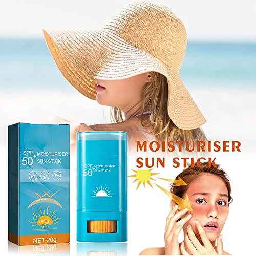 Super Active Airy SUNShield Moisturiser Sun Stick SPF50+ PA++++, Water Resistant Strong UV Protection Anytime Easy to Apply, Face Sunscreen For S
