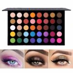 Eyeshadow Palette, Artistry Eyeshadow Makeup Palette Matte Shimmer Metallic Eye Shadows, Highly Pigmented, Blendable Eyeshadow Pallette with 40 V
